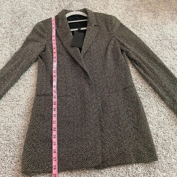 Seventy Sergio Tegon New Gold Striped Blazer Womens Black Size Medium NWT - Picture 8 of 11
